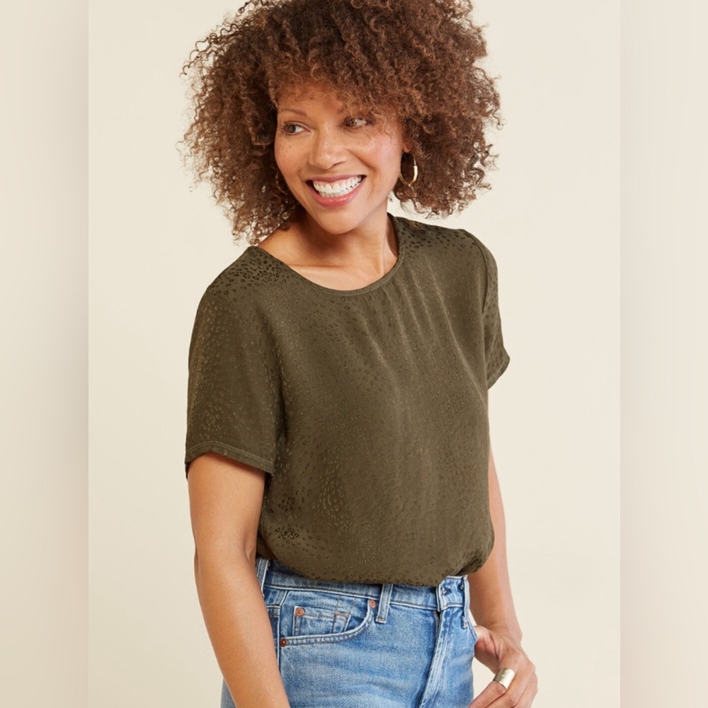 Nation Ltd Marin Leopard Jacquard Tee